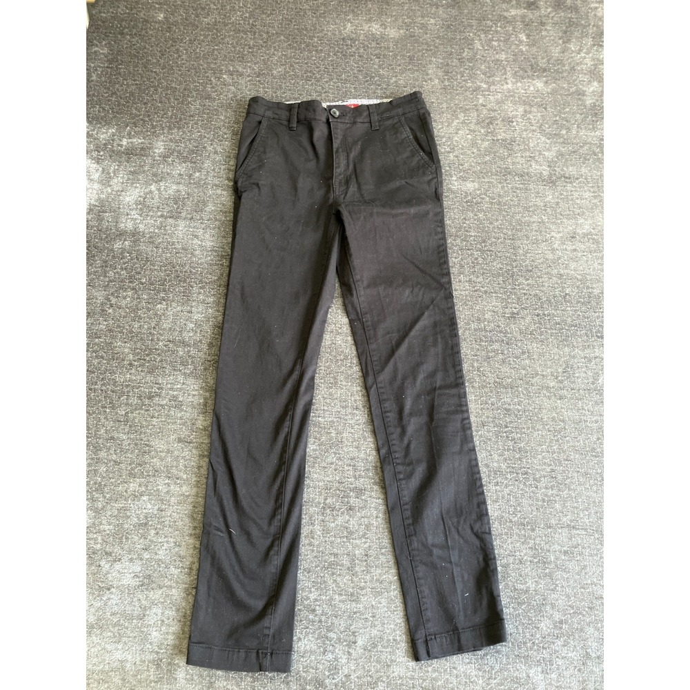 Guess Los Angeles Chino Pants Mens 32x32 Black‎ Cotton Casual Straight Low Rise
